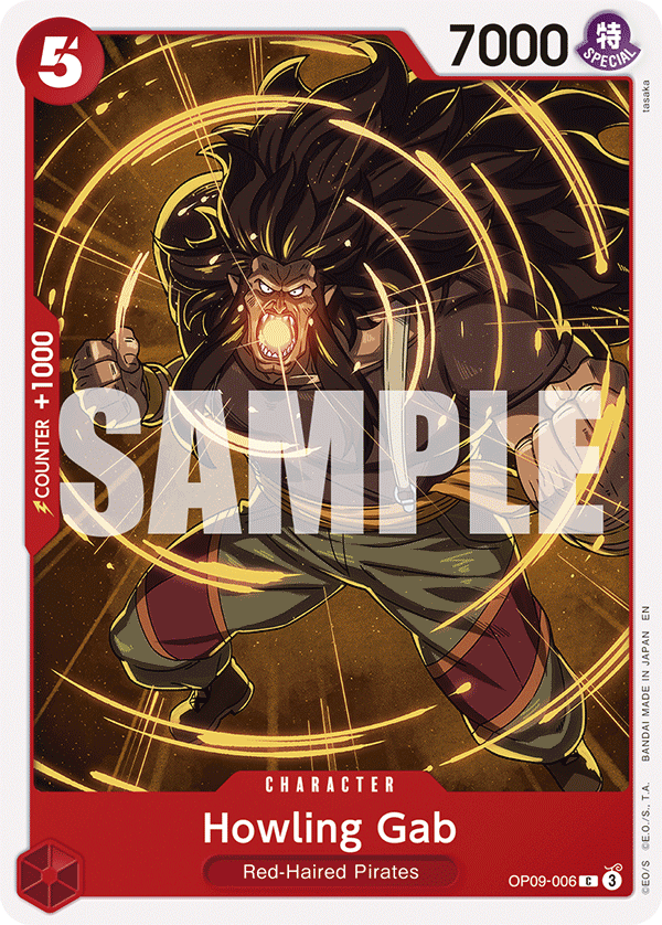 Howling Gab - OP09-006 - RED Shanks