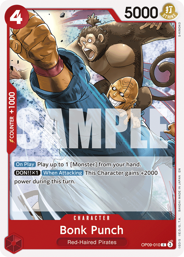 Bonk Punch - OP09-010 - RED Shanks
