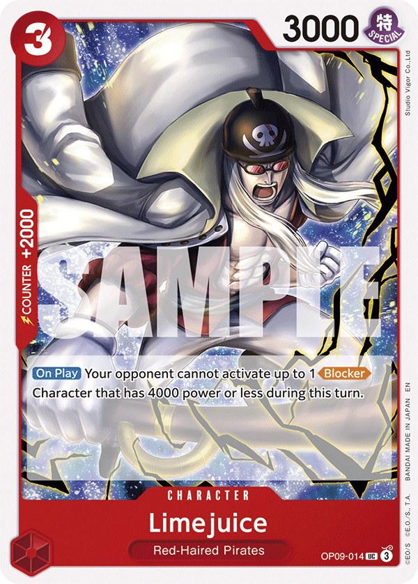 Limejuice - OP09-014 - RED Shanks