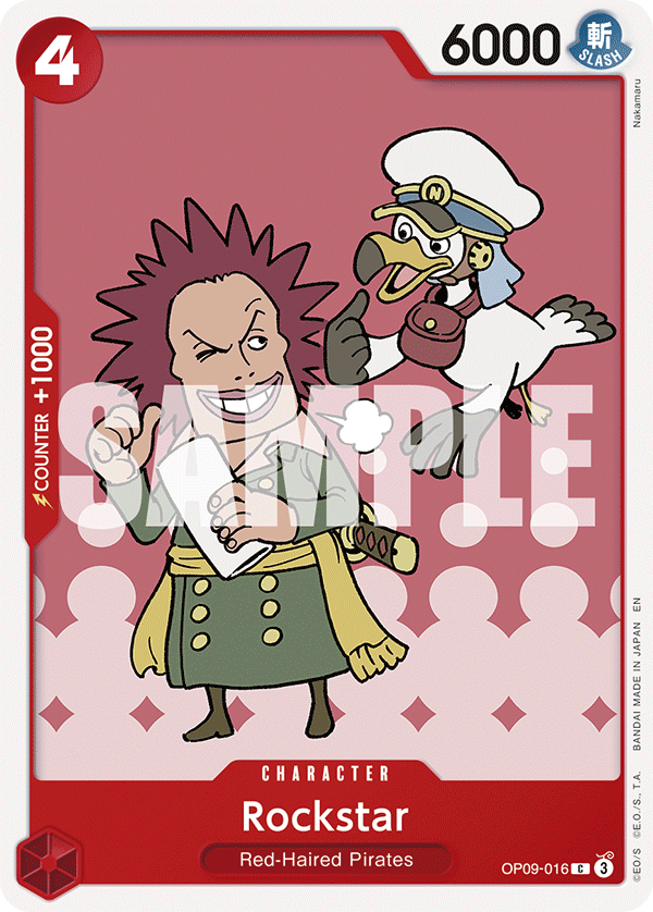 Rockstar - OP09-016 - RED Shanks