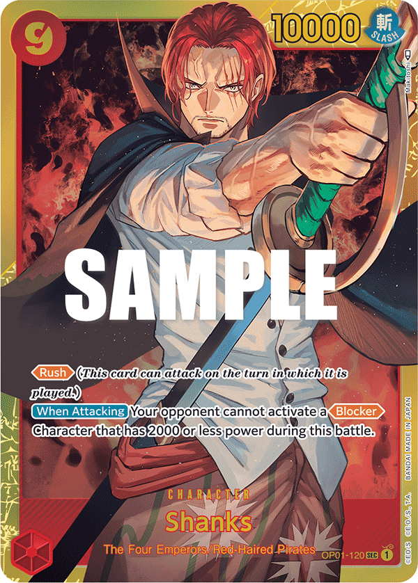 Shanks - OP01-120 - ROMANCE DAWN