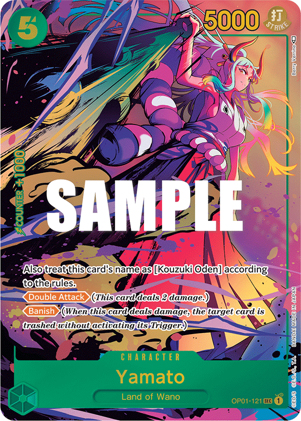 Yamato (Alternate Art) - OP01-121 - ROMANCE DAWN