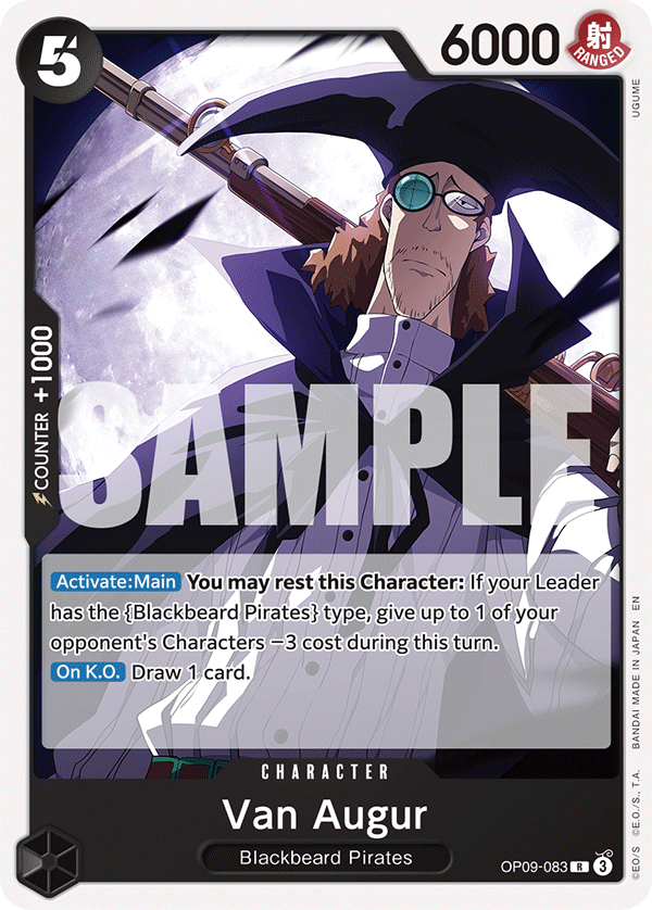Van Augur - OP09-083 - BLACK Marshall.D.Teach
