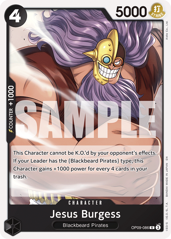 Jesus Burgess - OP09-086 - BLACK Marshall.D.Teach