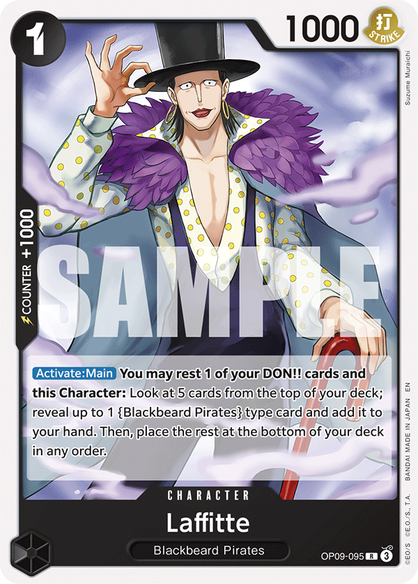 Laffitte - OP09-095 - BLACK Marshall.D.Teach