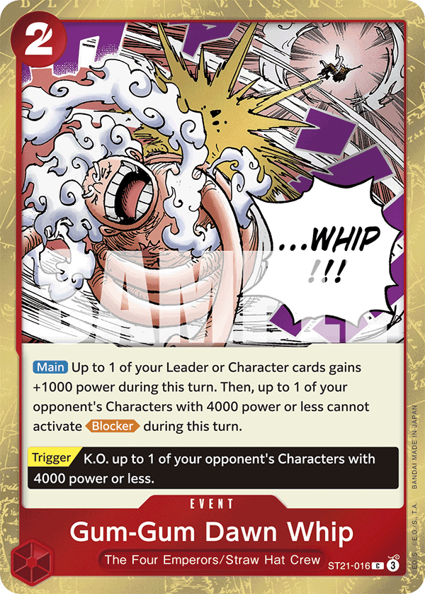 Gum-Gum Dawn Whip - ST21-016 - GEAR5