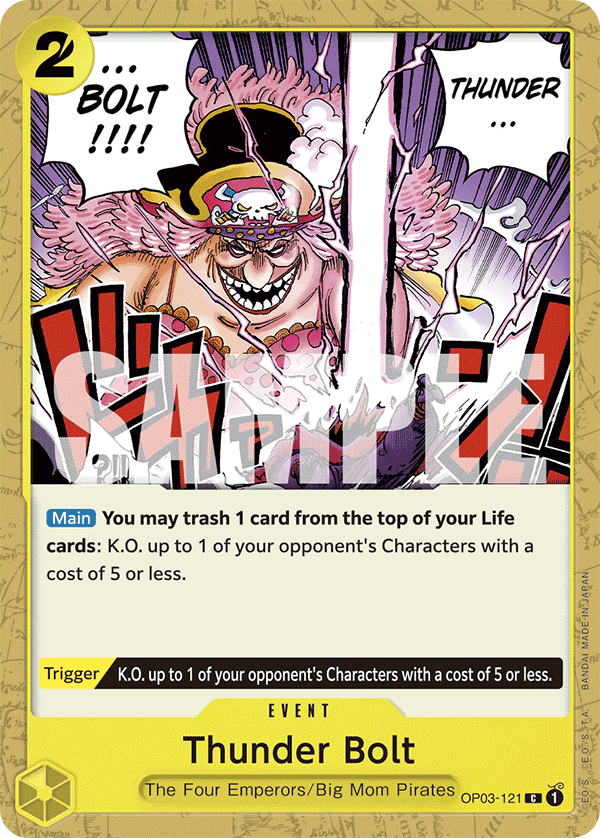 Thunder Bolt - OP03-121 - Yellow Charlotte Katakuri