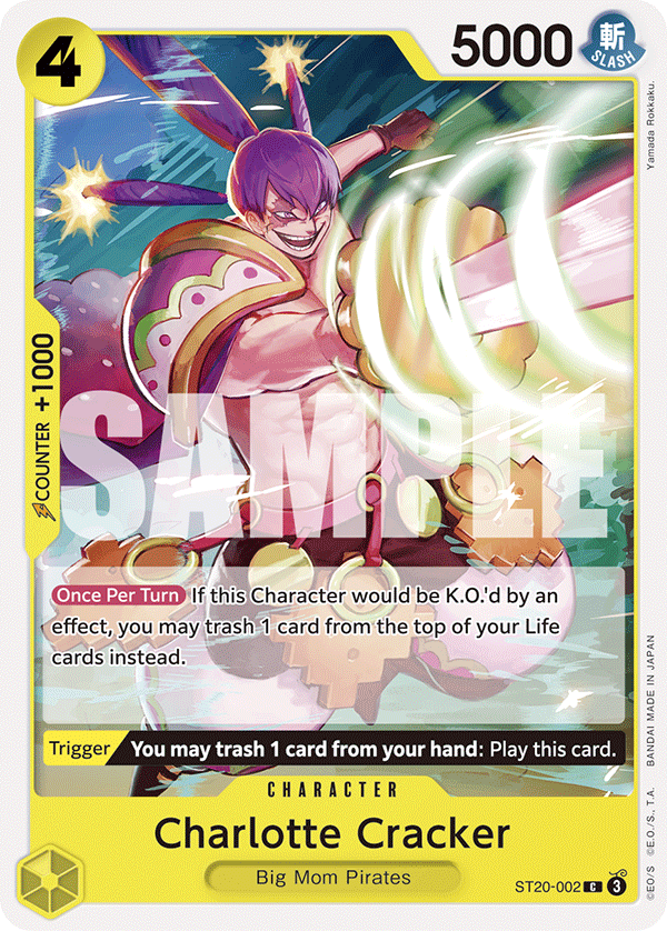 Charlotte Cracker - ST20-002 - Yellow Charlotte Katakuri