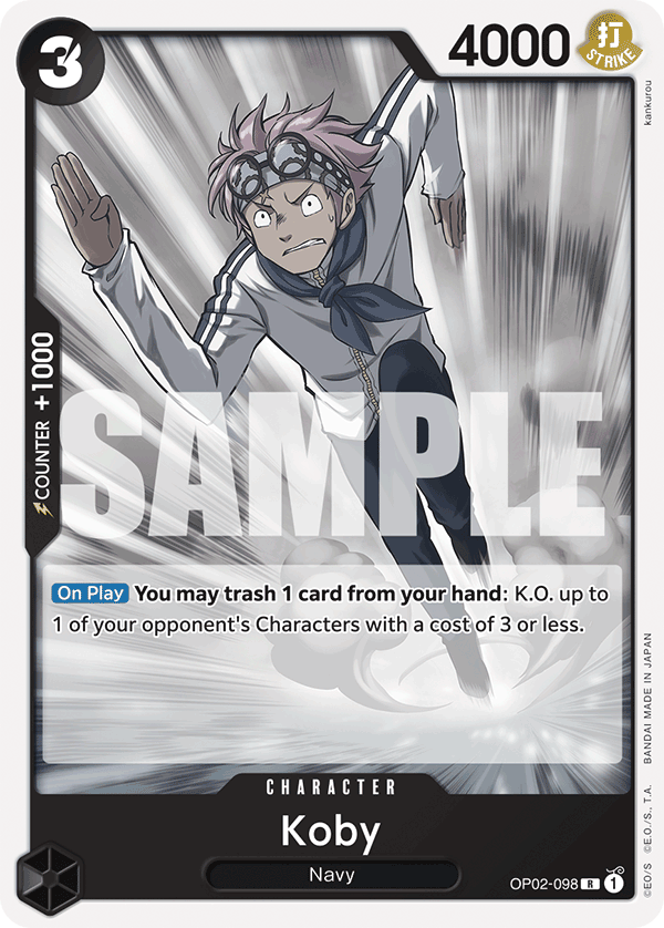 Koby - OP02-098 - Black Smoker