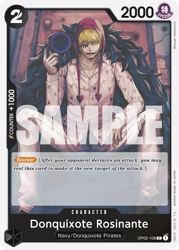 Donquixote Rosinante - OP02-108 - Black Smoker
