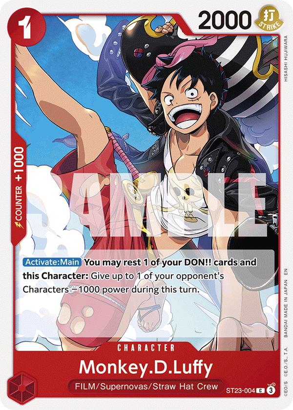 Monkey.D.Luffy - ST23-004 - RED Shanks