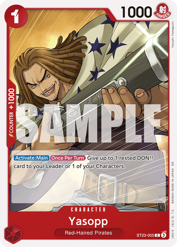 Yasopp - ST23-005 - RED Shanks
