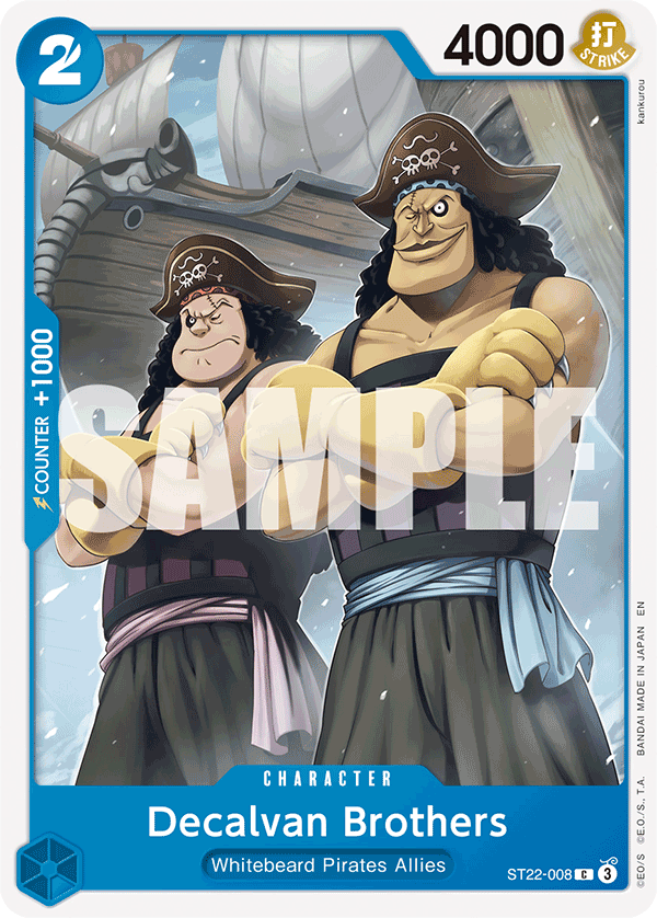 Decalvan Brothers - ST22-008 - Ace & Newgate