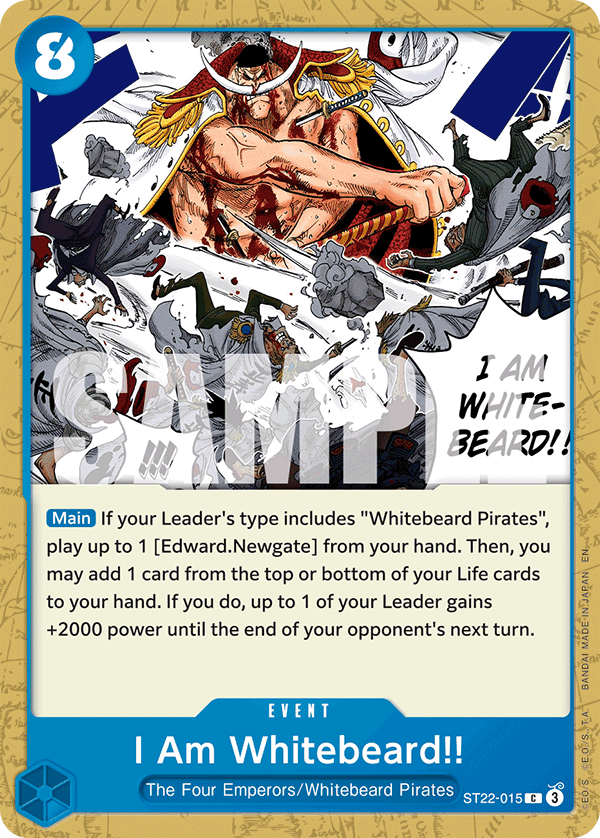 I Am Whitebeard!! - ST22-015 - Ace & Newgate