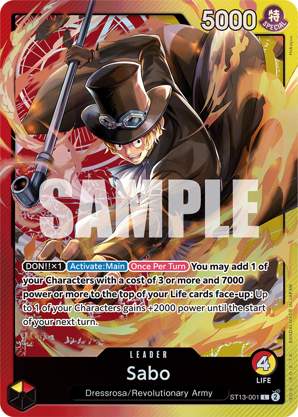 Sabo - ST13-001 - The Three Brothers
