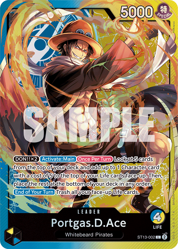 Portgas.D.Ace - ST13-002 - The Three Brothers