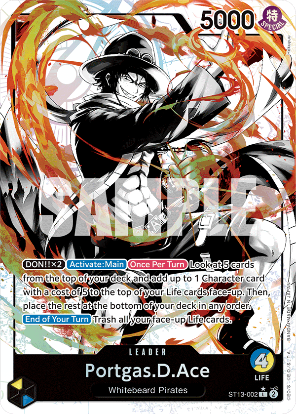 Portgas.D.Ace (Parallel) - ST13-002 - The Three Brothers