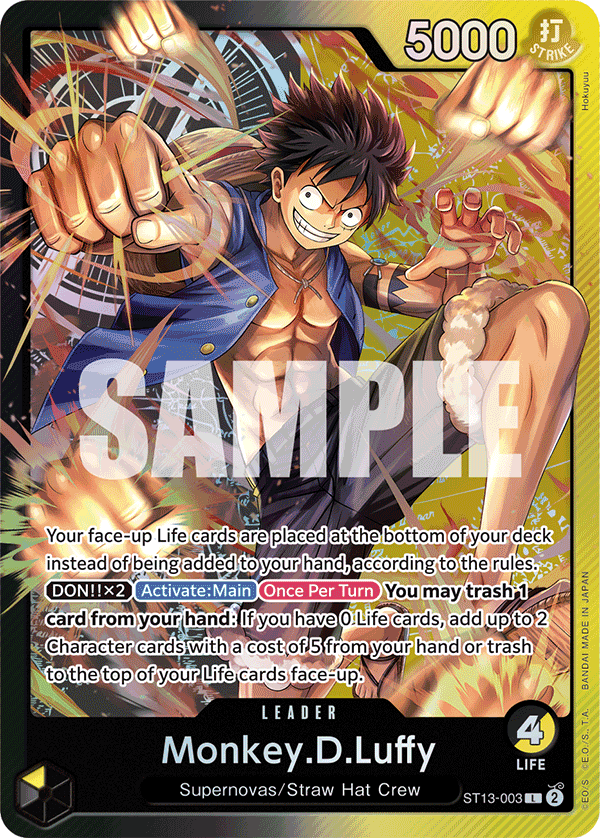 Monkey.D.Luffy - ST13-003 - The Three Brothers