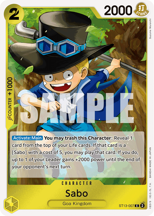 Sabo - ST13-007 - The Three Brothers