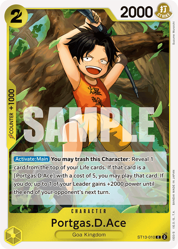Portgas.D.Ace - ST13-010 - The Three Brothers
