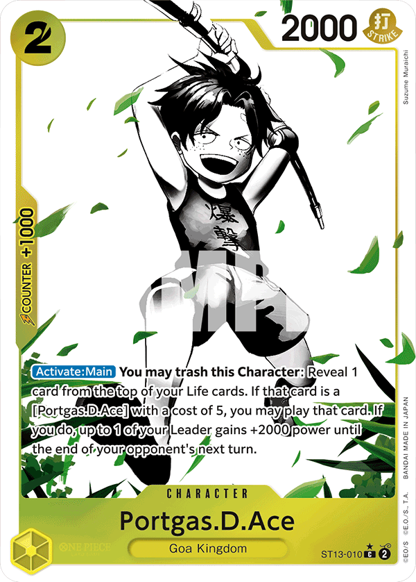 Portgas.D.Ace (Parallel) - ST13-010 - The Three Brothers