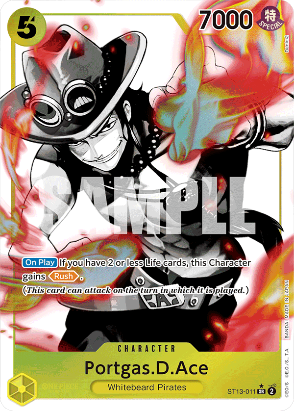 Portgas.D.Ace (Parallel) - ST13-011 - The Three Brothers
