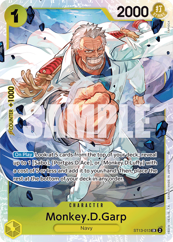 Monkey.D.Garp - ST13-013 - The Three Brothers