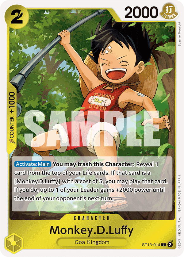 Monkey.D.Luffy - ST13-014 - The Three Brothers
