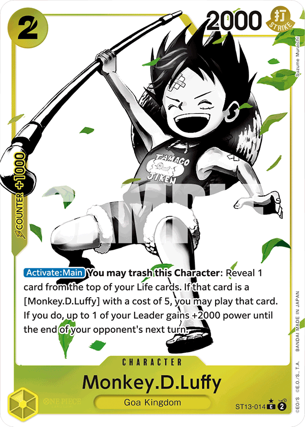Monkey.D.Luffy (Parallel) - ST13-014 - The Three Brothers