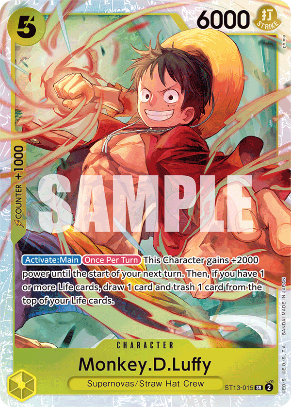 Monkey.D.Luffy - ST13-015 - The Three Brothers