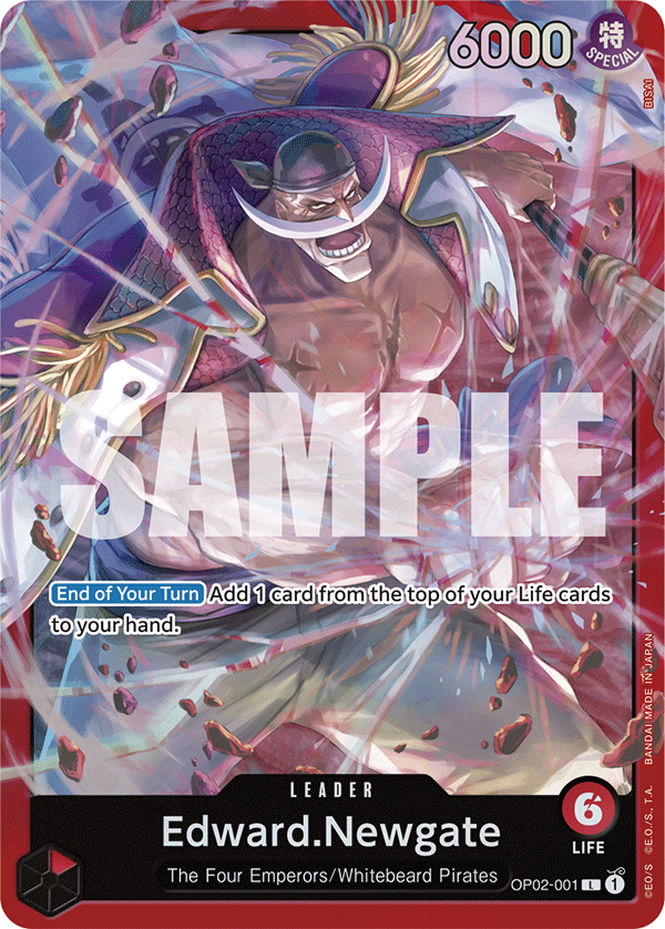 Edward.Newgate - OP02-001 - Red Edward.Newgate