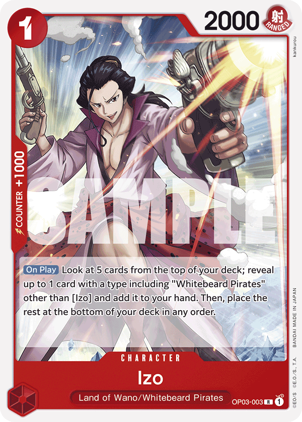 Izo - OP03-003 - Red Edward.Newgate