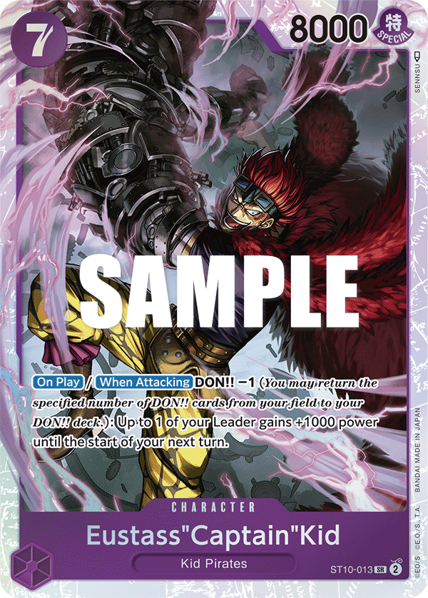 Eustass"Captain"Kid - ST10-013 - The Three Captains
