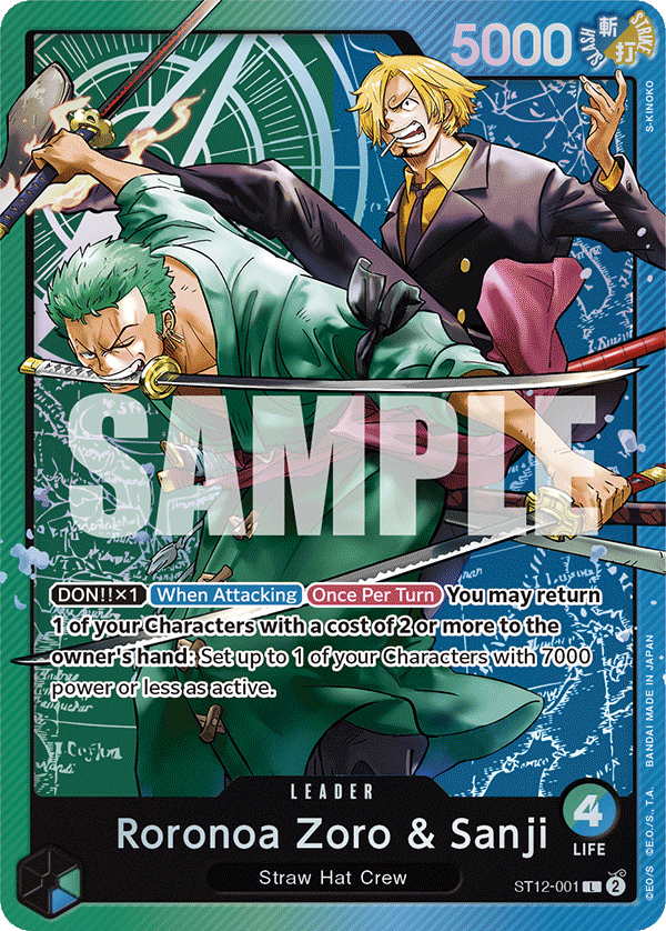 Roronoa Zoro & Sanji - ST12-001 - Zoro and Sanji