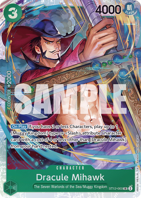 Dracule Mihawk - ST12-003 - Zoro and Sanji