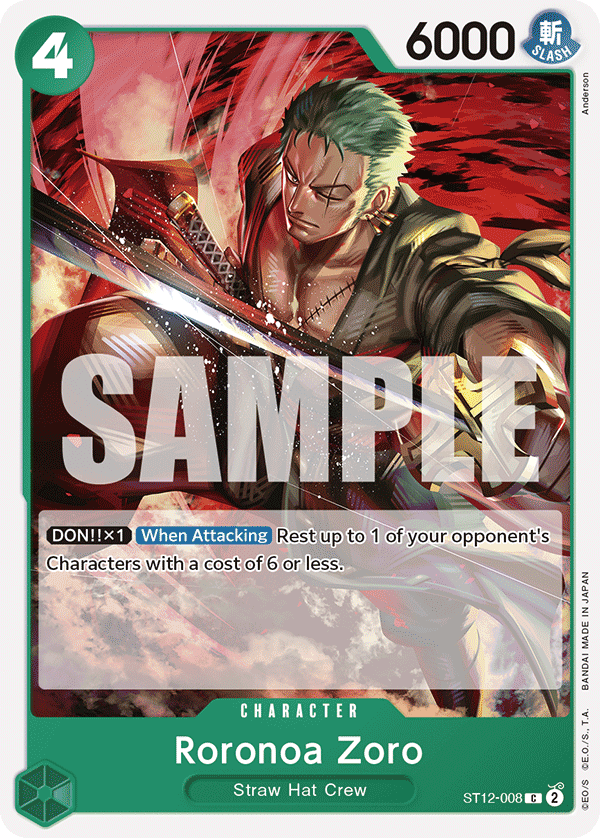 Roronoa Zoro - ST12-008 - Zoro and Sanji