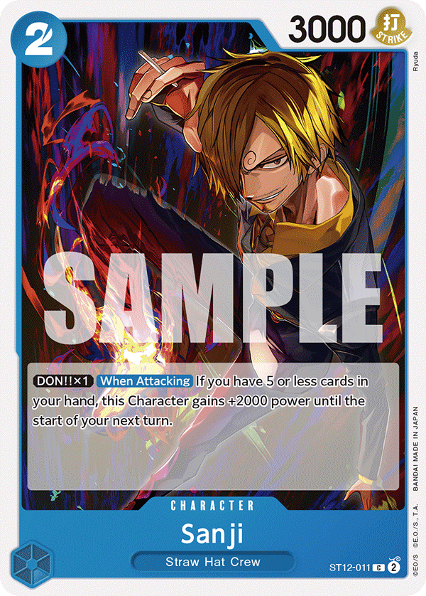 Sanji - ST12-011 - Zoro and Sanji