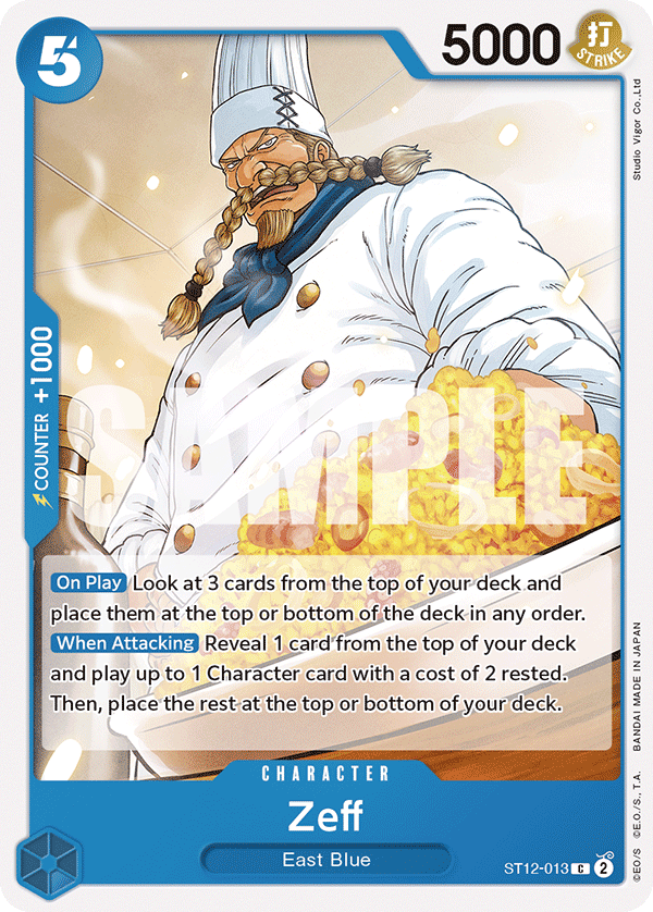 Zeff - ST12-013 - Zoro and Sanji