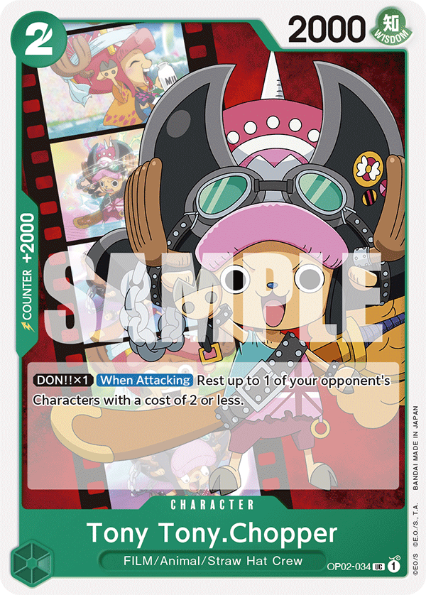 Tony Tony.Chopper - OP02-034 - Uta