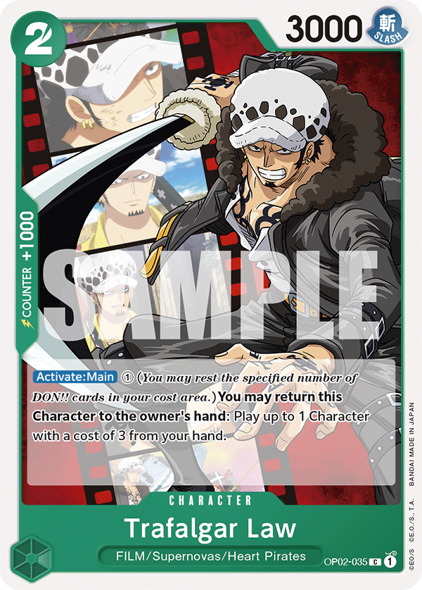 Trafalgar Law - OP02-035 - Uta