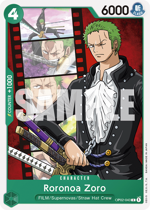 Roronoa Zoro - OP02-043 - Uta