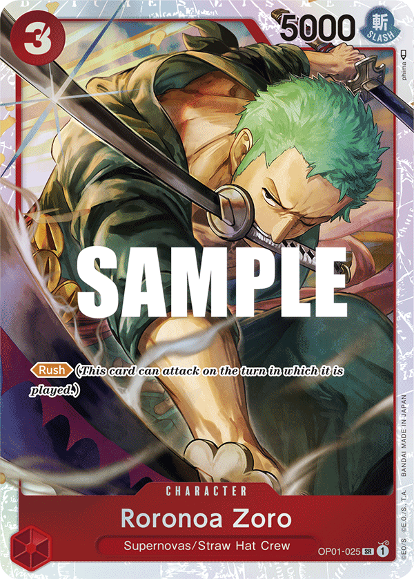 Roronoa Zoro - OP01-025 - The Three Captains