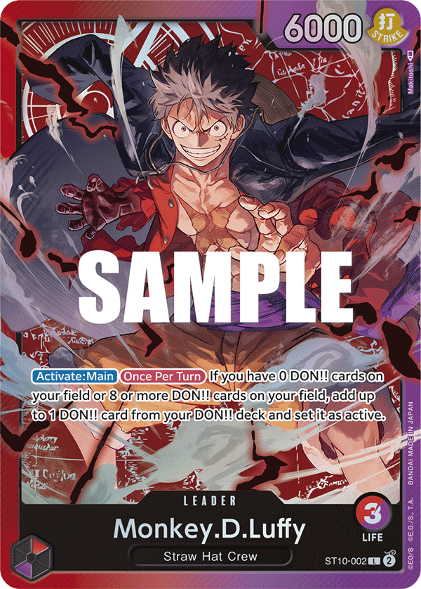 Monkey.D.Luffy - ST10-002 - The Three Captains