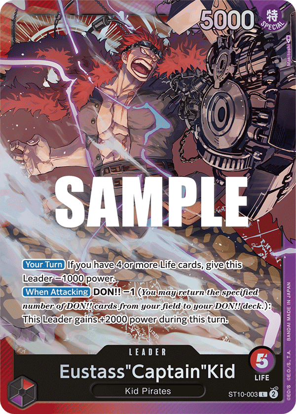 Eustass"Captain"Kid - ST10-003 - The Three Captains