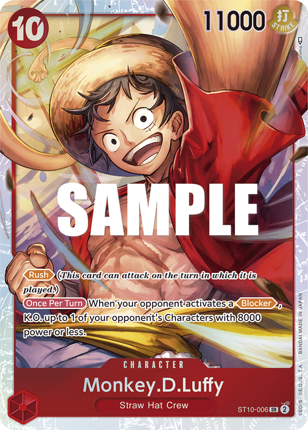 Monkey.D.Luffy - ST10-006 - The Three Captains