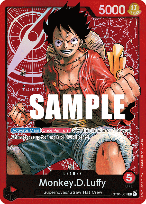 Monkey.D.Luffy - ST01-001 - Straw Hat Crew