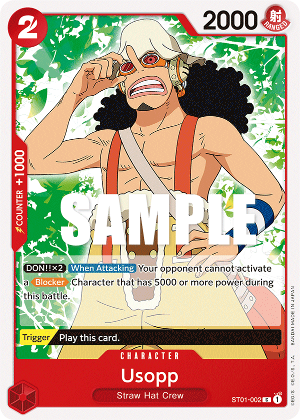 Usopp - ST01-002 - Straw Hat Crew