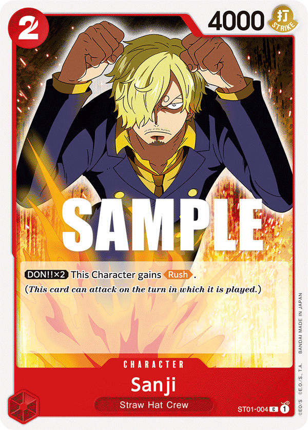 Sanji - ST01-004 - Straw Hat Crew