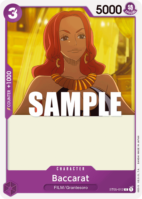 Baccarat - ST05-012 - ONE PIECE FILM edition