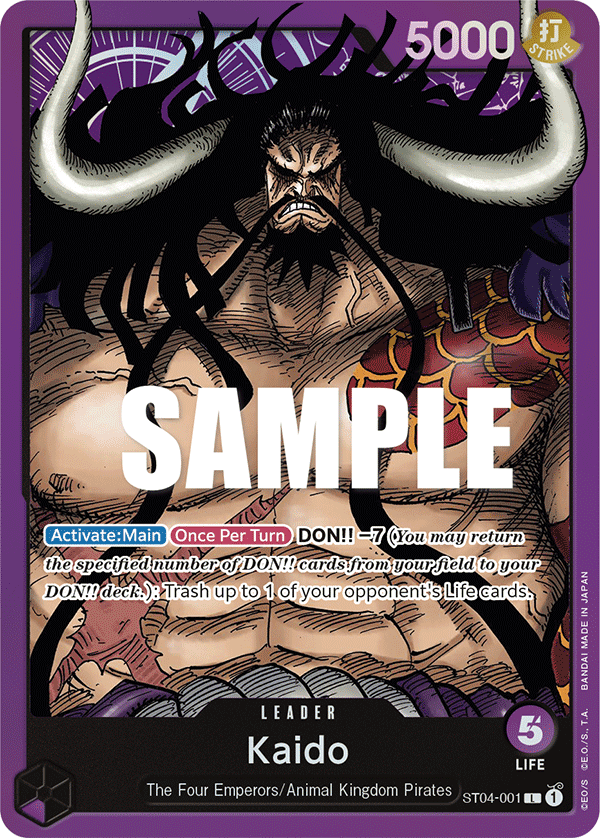 Kaido - ST04-001 - Animal Kingdom Pirates